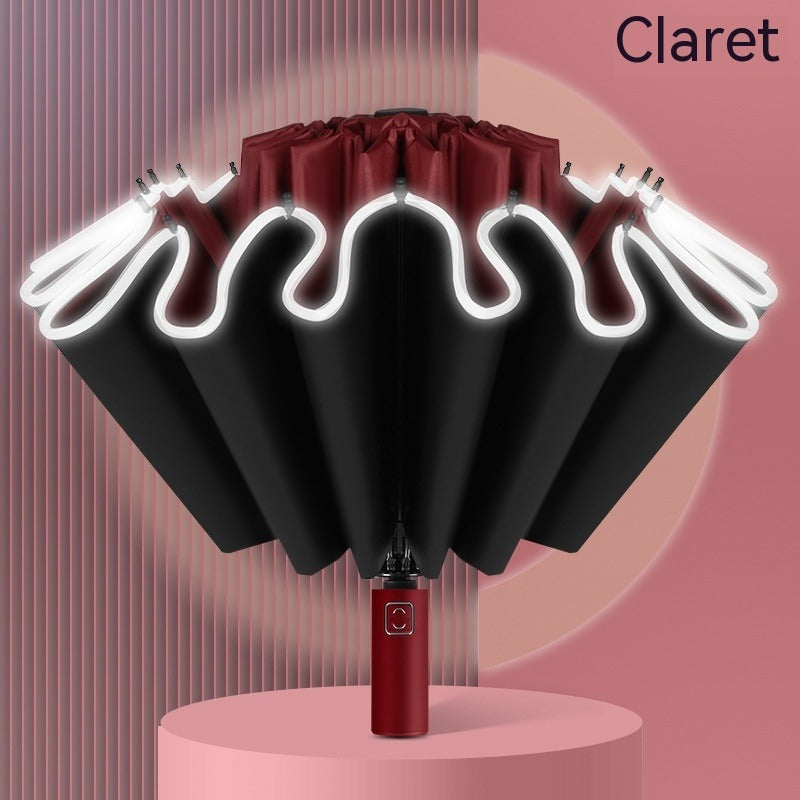 Auto Folding Reverse Umbrella
