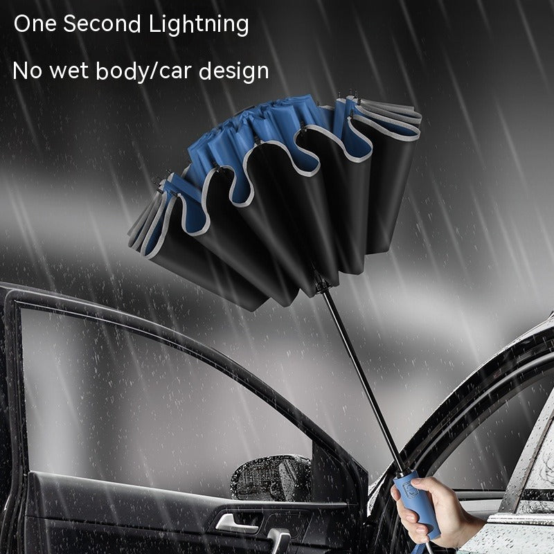 Auto Folding Reverse Umbrella